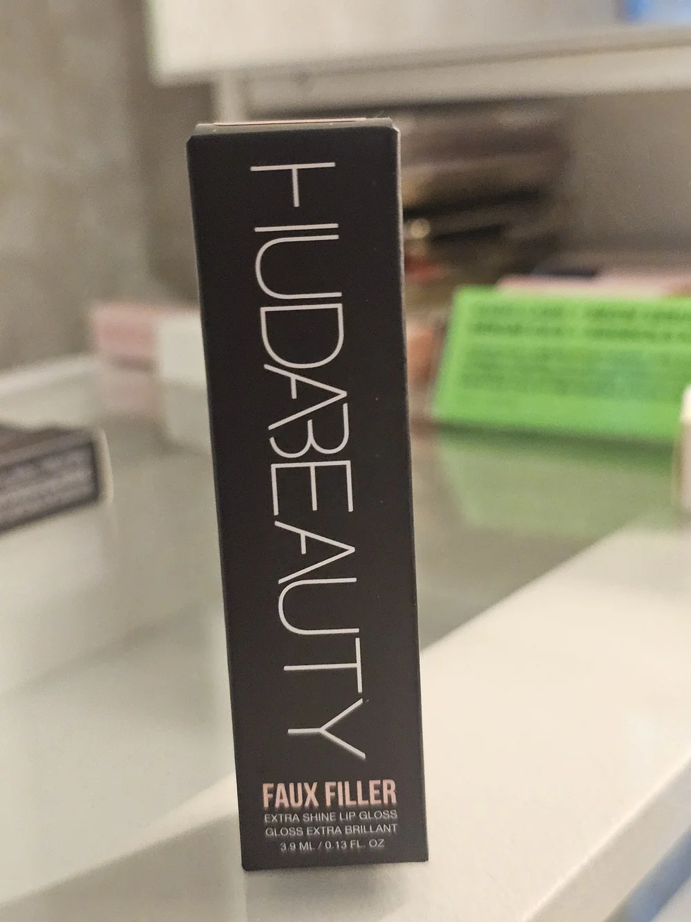 HUDA Beauty Faux Filler Extra Shine Lip Gloss NEW Full Size